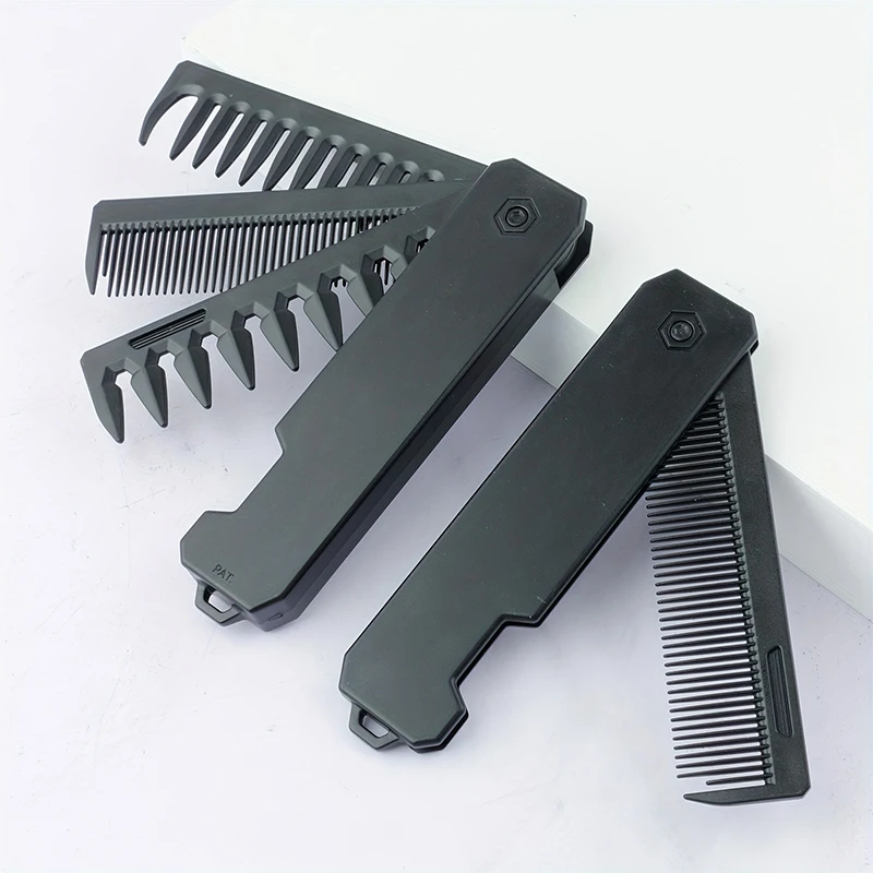 Mens Grooming Box - Składany grzebień do brody 3 w