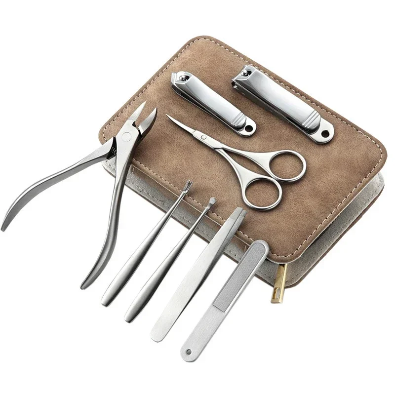 Mens Grooming Box - 8/12 sztuk profesjonalny zestaw do Manicure