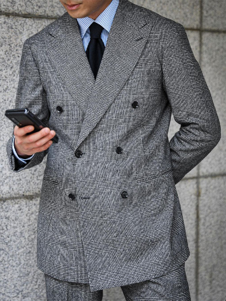 Męski garnitur biznesowy w kra – Men Grooming Outfit recenzja i cena