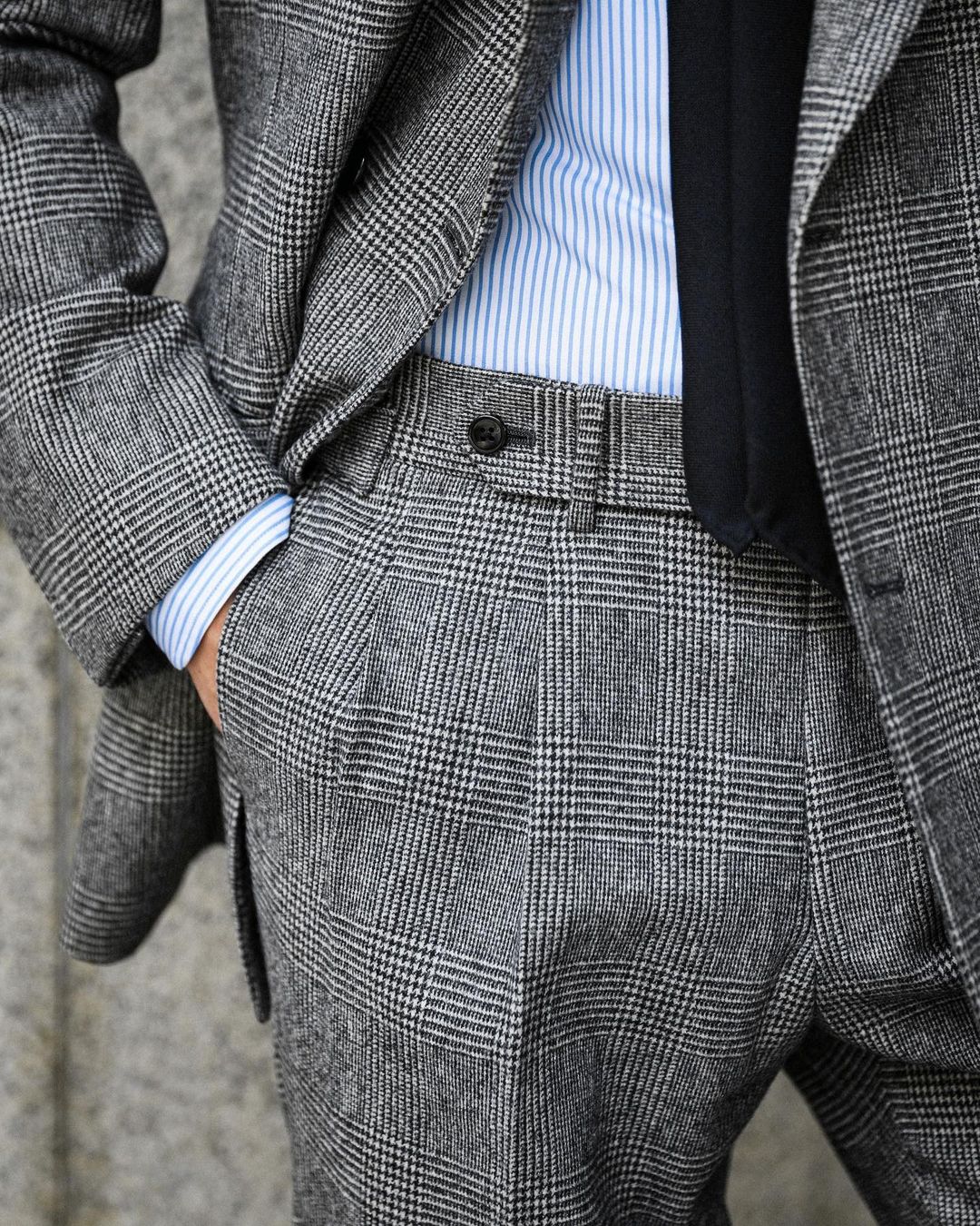 Męski garnitur biznesowy w kra – Men Grooming Outfit recenzja i cena